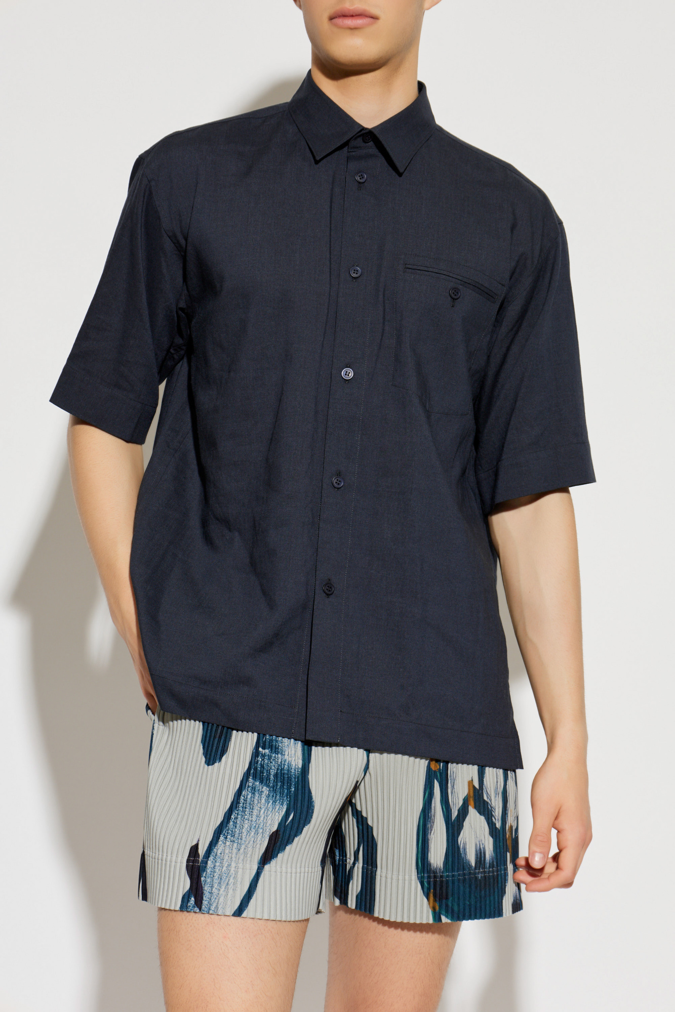 Homme Plissé Issey Miyake Shirt 'PL RAMIE' | Men's | Vitkac